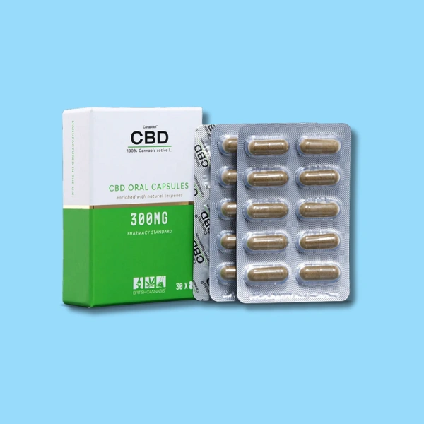 custom CBD capsules packaging