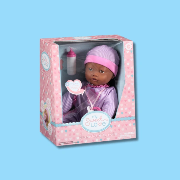 custom baby dolls packaging boxes